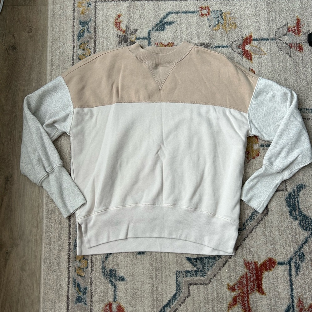 Abercrombie Oversized Color block Sweatshirt